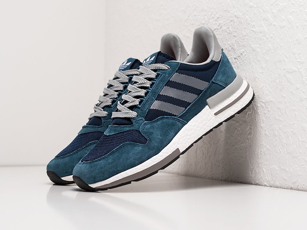 Adidas ZX 500 RM Dark Slate зеленые замша мужские (AR22776) - фото 2