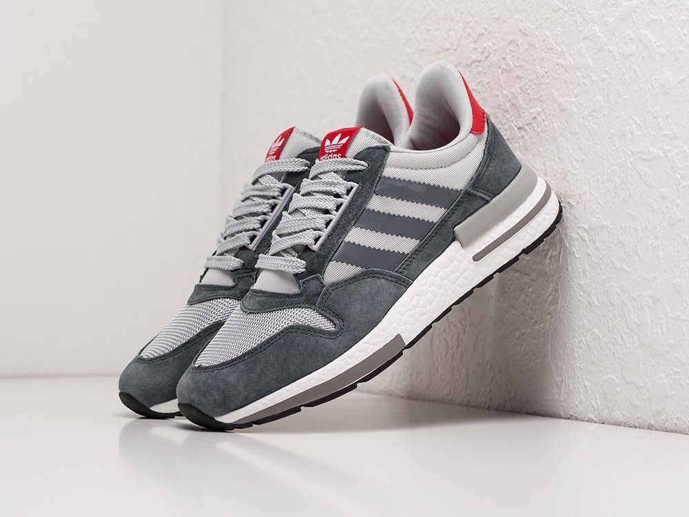 Adidas ZX 500 RM WMNS серые замша женские (AR22781) - фото 2 Adidas ZX 500 RM WMNS серые замша женские (AR22781) - фото 2