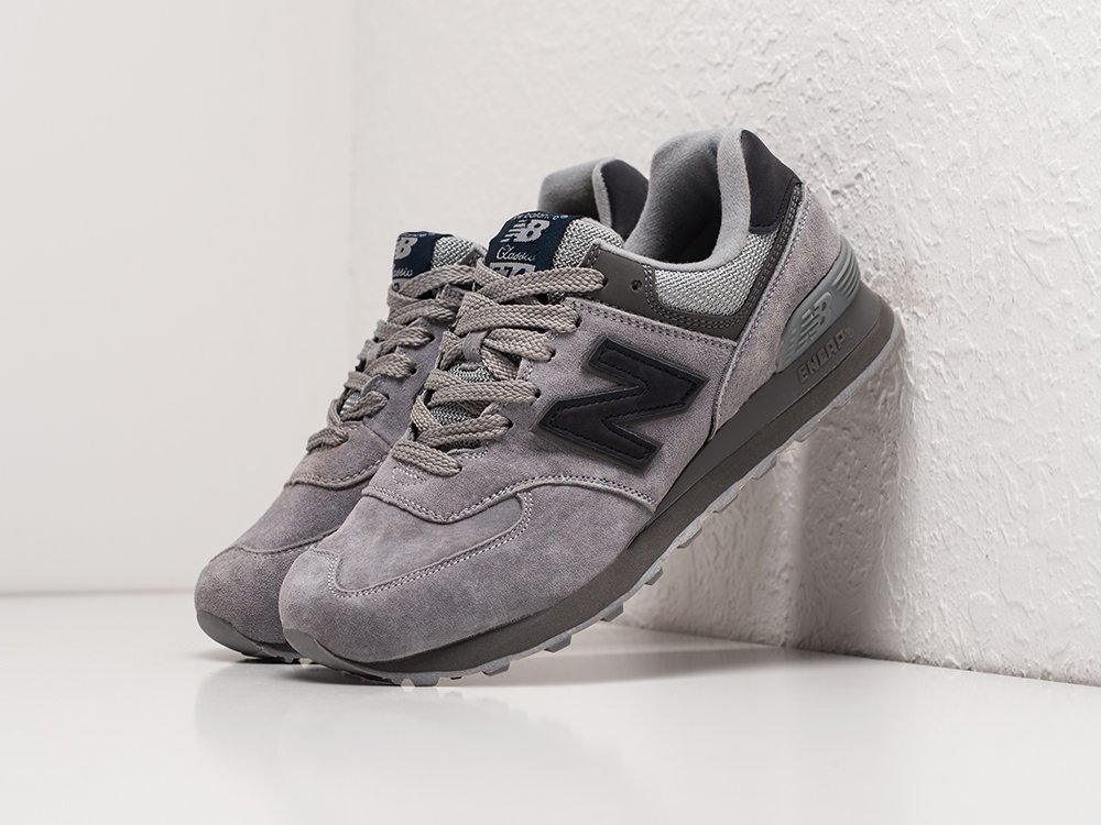 New Balance 574 WMNS серые замша женские (AR22801) - фото 2 New Balance 574 WMNS серые замша женские (AR22801) - фото 2