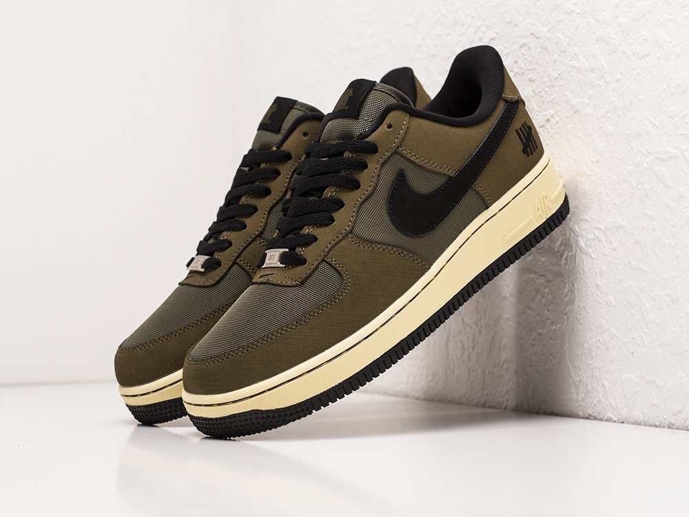 Nike x Undefeated Air Force 1 Low зеленые замша мужские (AR22803) - фото 2 Nike x Undefeated Air Force 1 Low зеленые замша мужские (AR22803) - фото 2