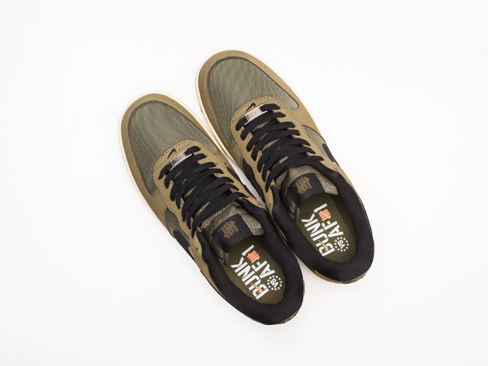 Nike x Undefeated Air Force 1 Low зеленые замша мужские (AR22803) - фото 3 Nike x Undefeated Air Force 1 Low зеленые замша мужские (AR22803) - фото 3