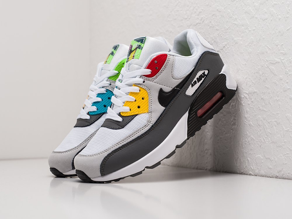 Nike Air Max 90 Peace Love Basketball белые кожа мужские (AR22806) - фото 2 Nike Air Max 90 Peace Love Basketball белые кожа мужские (AR22806) - фото 2