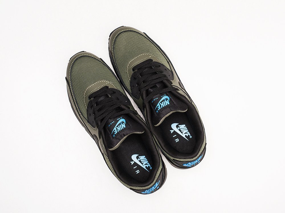 Nike Air Max 90 зеленые кожа мужские (AR22827) - фото 3 Nike Air Max 90 зеленые кожа мужские (AR22827) - фото 3