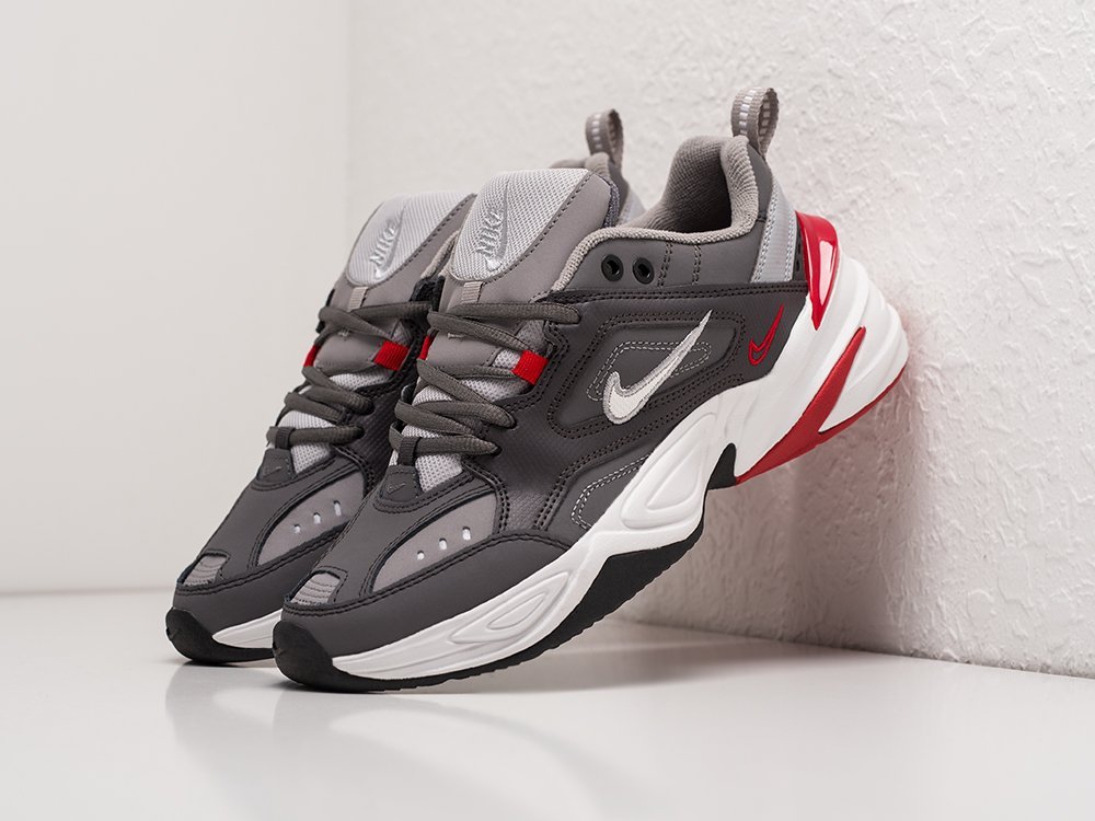 Nike M2K Tekno серые кожа мужские (AR22829) - фото 2 Nike M2K Tekno серые кожа мужские (AR22829) - фото 2