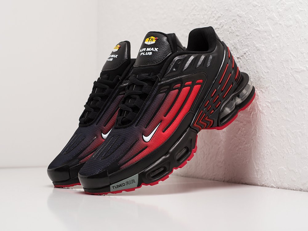 Nike Air Max Plus 3 черные текстиль мужские (AR22833) - фото 2 Nike Air Max Plus 3 черные текстиль мужские (AR22833) - фото 2