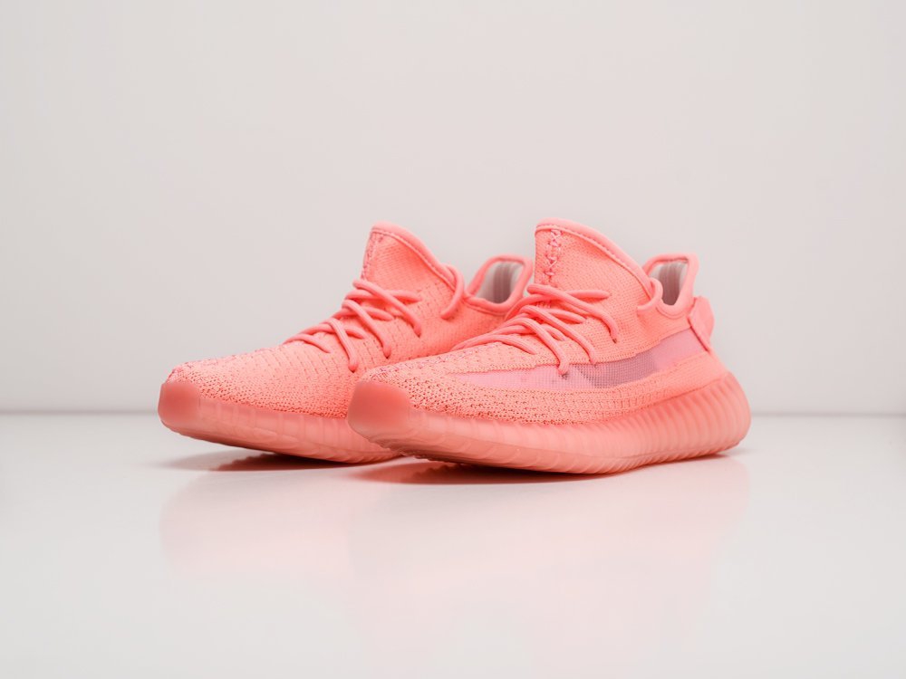 Adidas Yeezy 350 Boost v2 WMNS розовые текстиль женские (AR22835) - фото 3