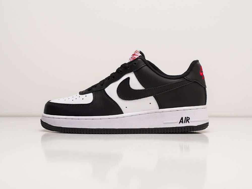 Nike Air Force 1 Low черные кожа мужские (AR22848) - фото 1