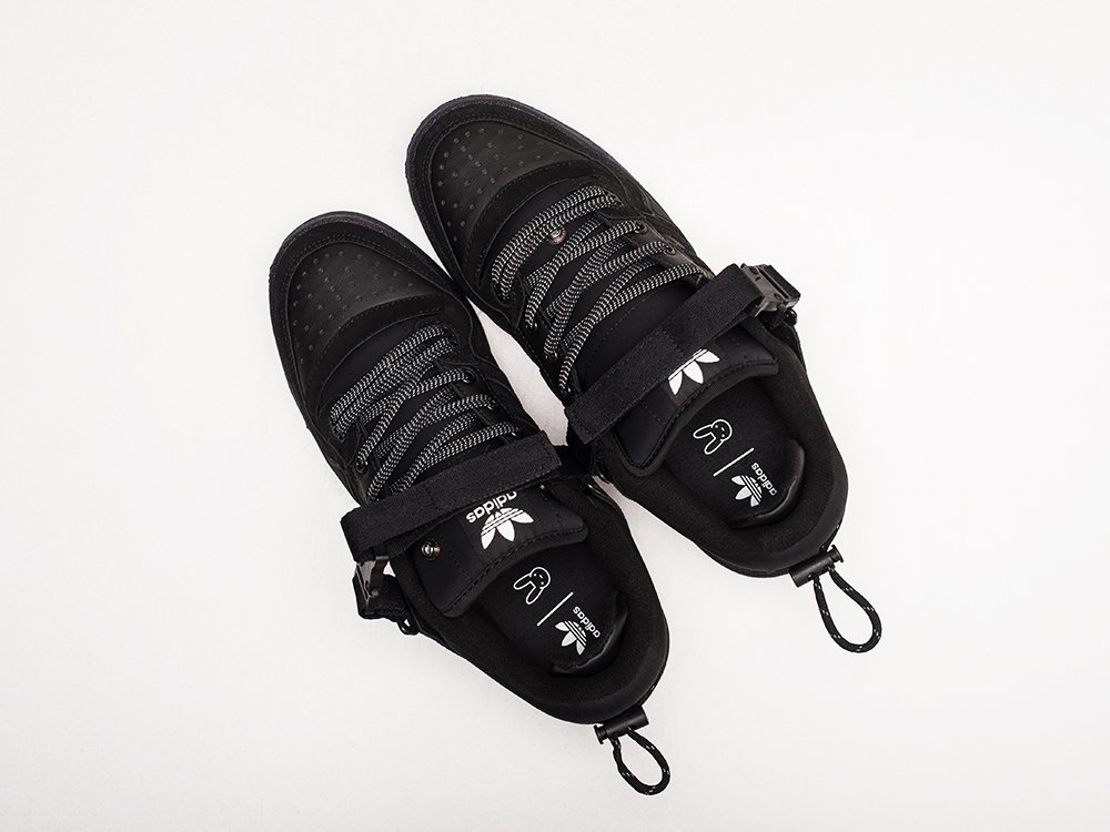 Adidas x Bad Bunny x Forum Buckle Low черные замша мужские (AR22857) - фото 3 Adidas x Bad Bunny x Forum Buckle Low черные замша мужские (AR22857) - фото 3