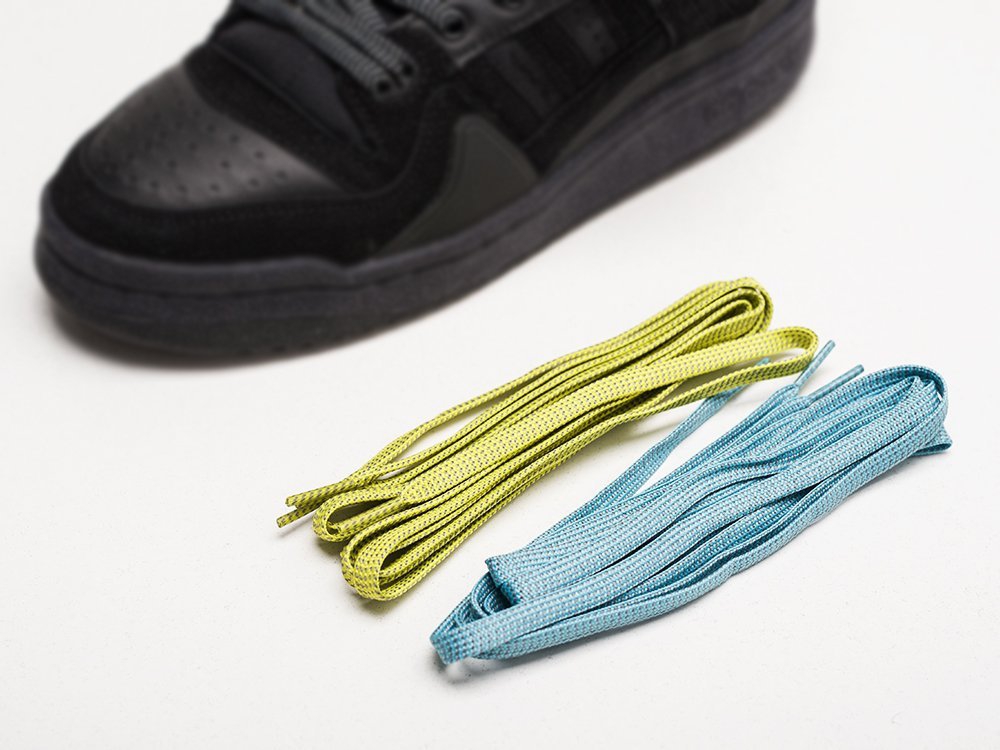 Adidas x Bad Bunny x Forum Buckle Low черные замша мужские (AR22857) - фото 4 Adidas x Bad Bunny x Forum Buckle Low черные замша мужские (AR22857) - фото 4