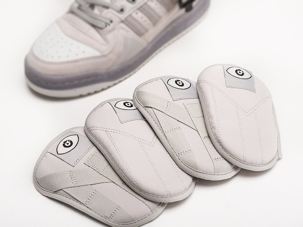 Adidas x Bad Bunny x Forum Buckle Low серые замша мужские (AR22858) - фото 5 Adidas x Bad Bunny x Forum Buckle Low серые замша мужские (AR22858) - фото 5