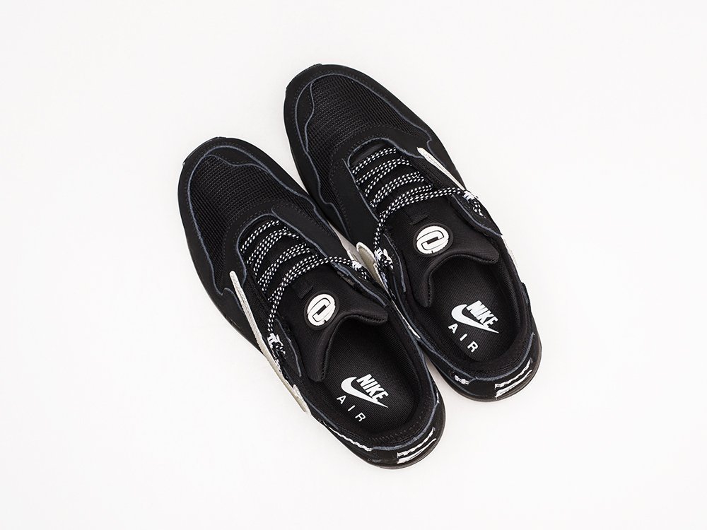 Nike Air Max 1 x Travis Scott черные текстиль мужские (AR22862) - фото 3 Nike Air Max 1 x Travis Scott черные текстиль мужские (AR22862) - фото 3