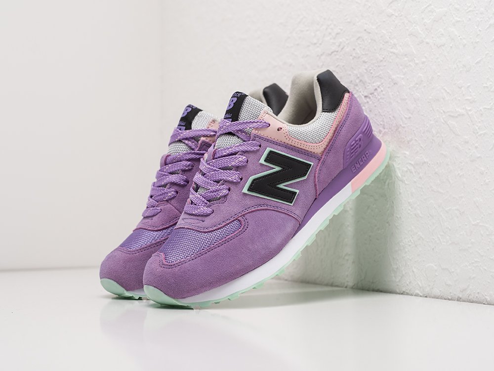 New Balance 574 WMNS фиолетовые кожа женские (AR22905) - фото 2 New Balance 574 WMNS фиолетовые кожа женские (AR22905) - фото 2