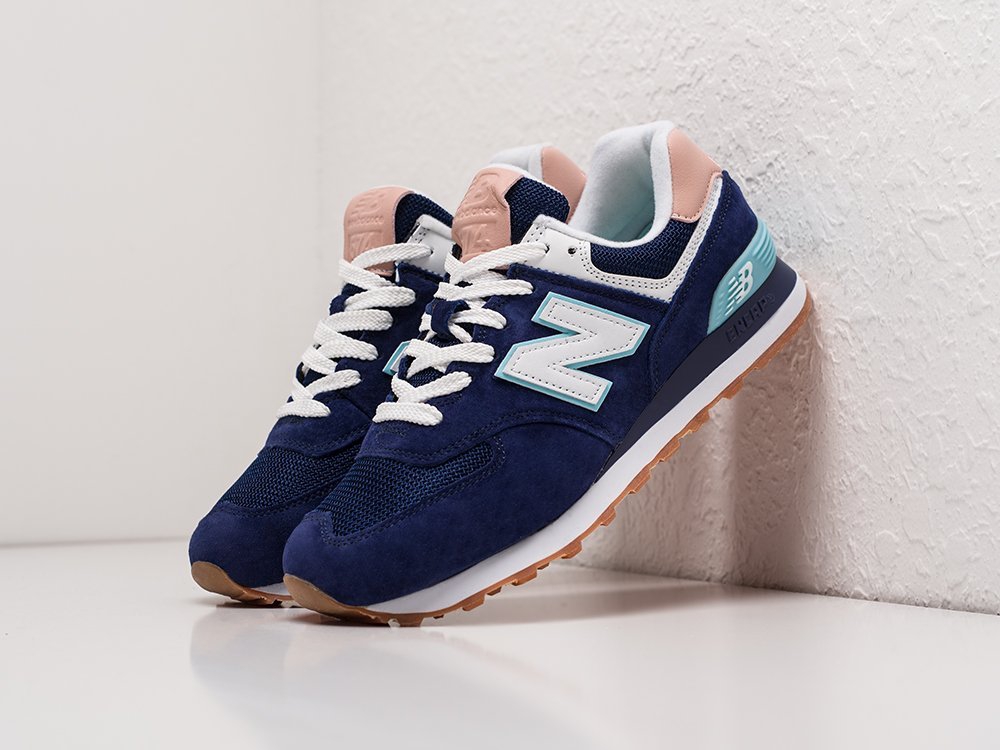 New Balance 574 синие замша женские (AR22906) - фото 2 New Balance 574 синие замша женские (AR22906) - фото 2