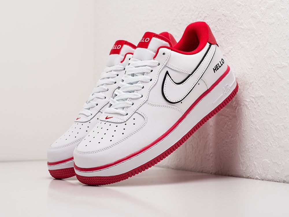 Nike Air Force 1 Low LX HELLO белые кожа мужские (AR22957) - фото 2 Nike Air Force 1 Low LX HELLO белые кожа мужские (AR22957) - фото 2