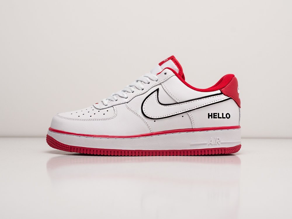 Nike Air Force 1 Low LX HELLO белые кожа мужские (AR22957) - фото 1 Nike Air Force 1 Low LX HELLO белые кожа мужские (AR22957) - фото 1