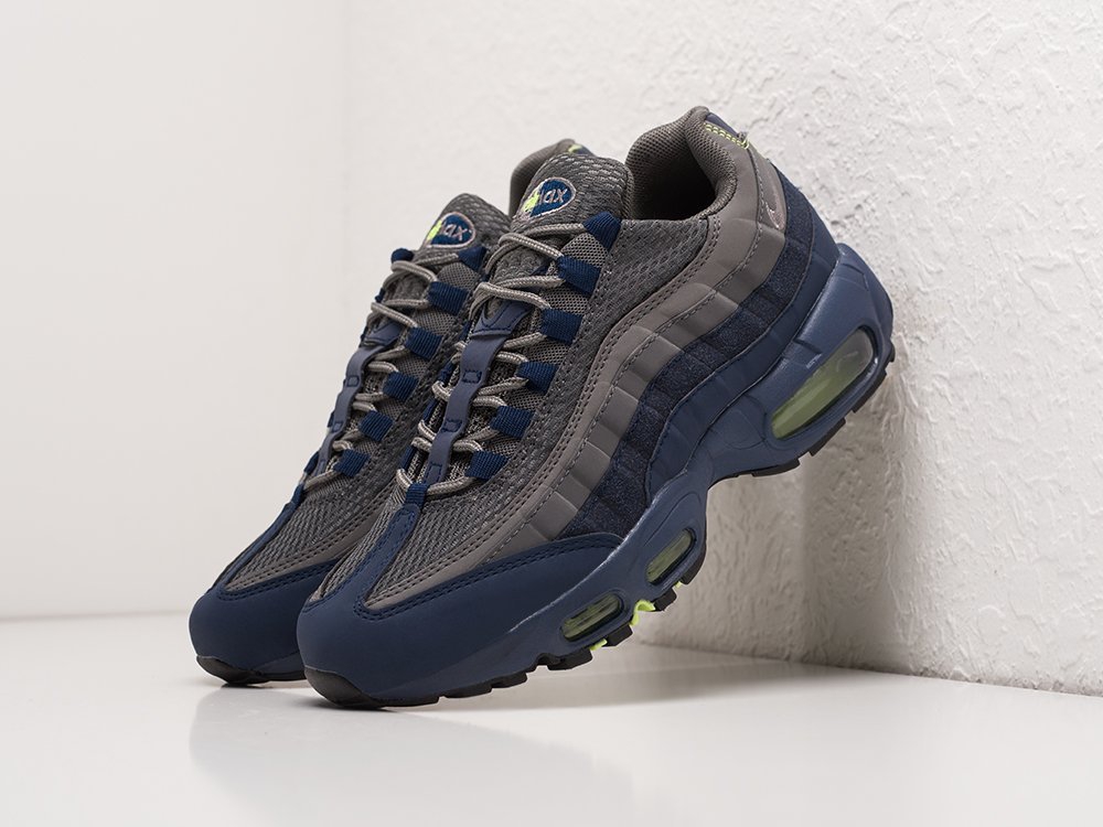 Nike Air Max 95 серые текстиль мужские (AR22965) - фото 2 Nike Air Max 95 серые текстиль мужские (AR22965) - фото 2