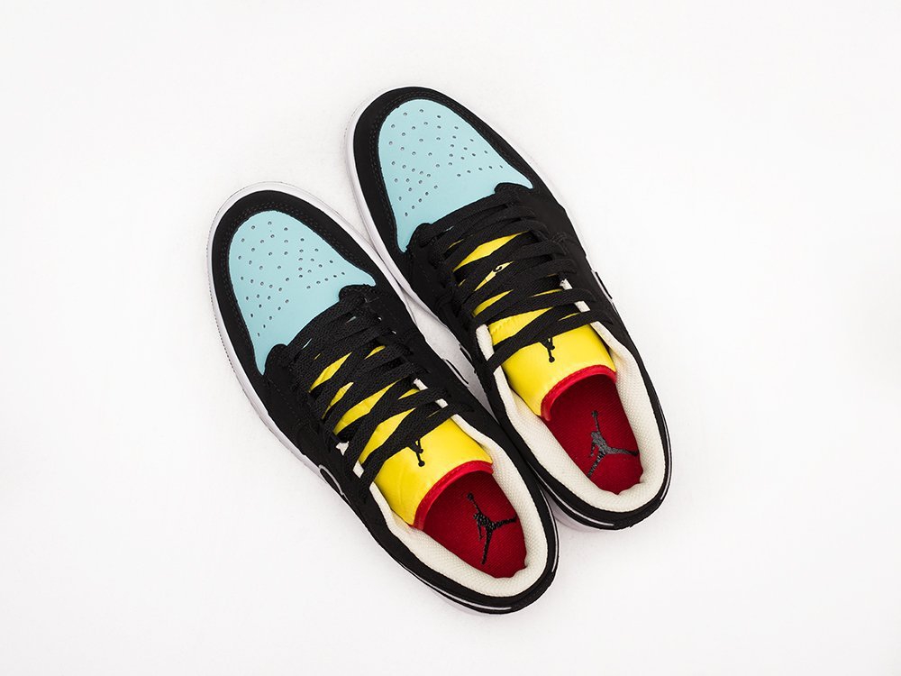 Nike Air Jordan 1 Low SE черные замша мужские (AR22970) - фото 3 Nike Air Jordan 1 Low SE черные замша мужские (AR22970) - фото 3