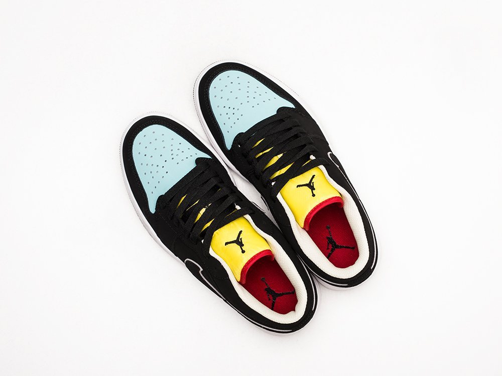 Nike Air Jordan 1 Low Se WMNS черные кожа женские (AR22971) - фото 3 Nike Air Jordan 1 Low Se WMNS черные кожа женские (AR22971) - фото 3