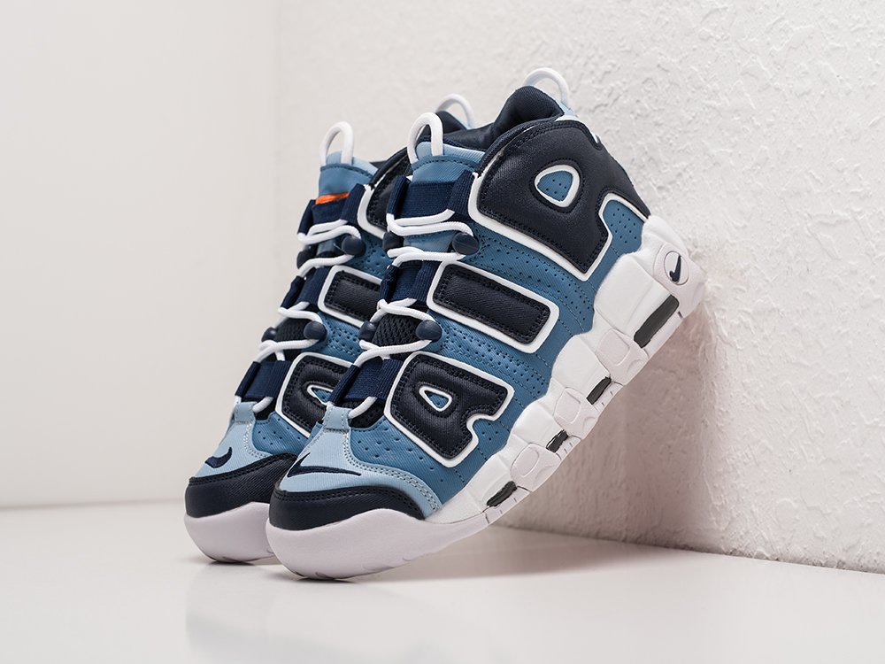 Nike Air More Uptempo WMNS голубые кожа женские (AR22977) - фото 2 Nike Air More Uptempo WMNS голубые кожа женские (AR22977) - фото 2