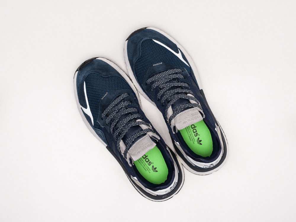 Adidas Nite Jogger синие замша мужские (AR23019) - фото 3