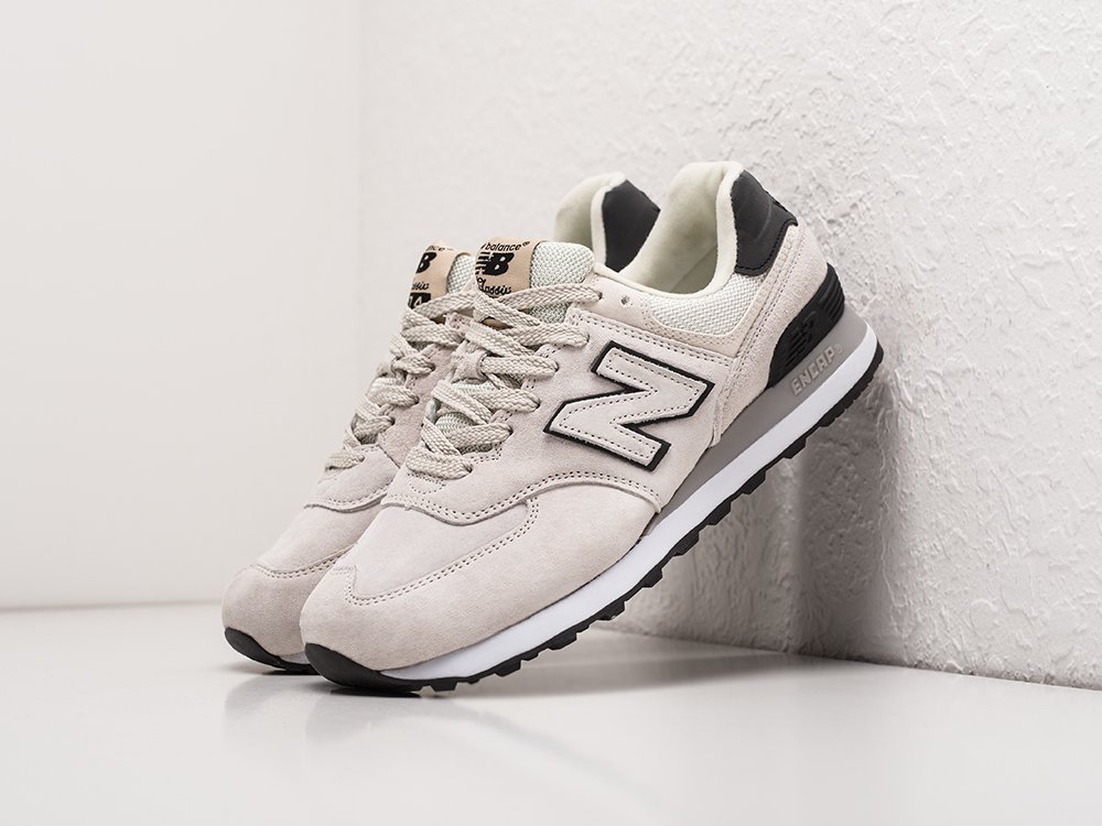 New Balance 574 WMNS бежевые замша женские (AR23035) - фото 2 New Balance 574 WMNS бежевые замша женские (AR23035) - фото 2
