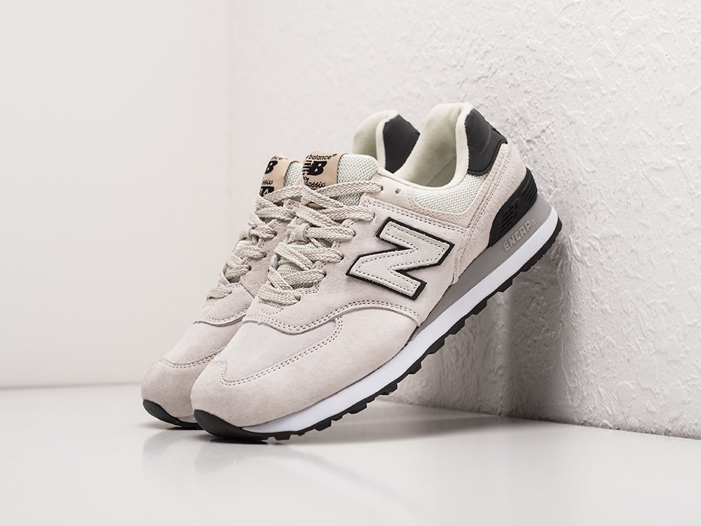 New Balance 574 WMNS бежевые замша женские (AR23035) - фото 2