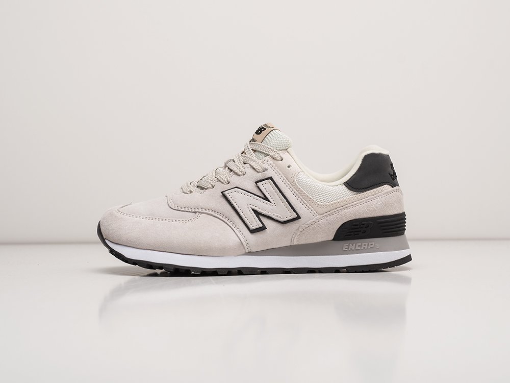 New Balance 574 WMNS бежевые замша женские (AR23035) - фото 1 New Balance 574 WMNS бежевые замша женские (AR23035) - фото 1