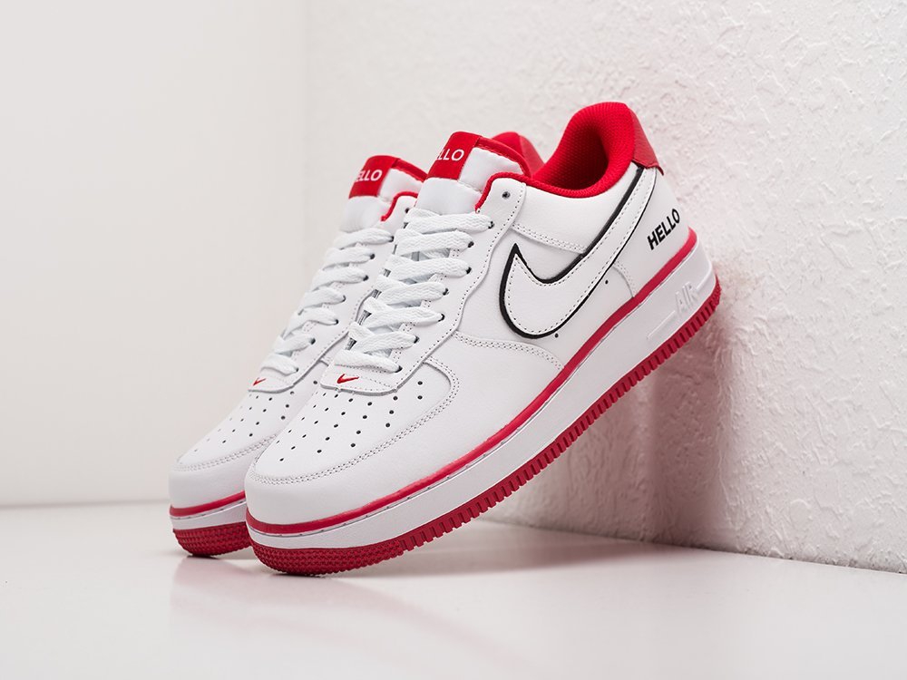 Nike Air Force 1 Low WMNS 07 LX HELLO белые кожа женские (AR23049) - фото 2 Nike Air Force 1 Low WMNS 07 LX HELLO белые кожа женские (AR23049) - фото 2