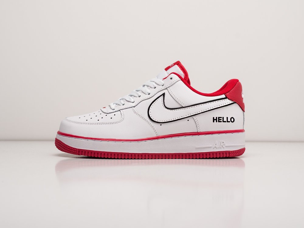 Nike Air Force 1 Low WMNS 07 LX HELLO белые кожа женские (AR23049) - фото 1