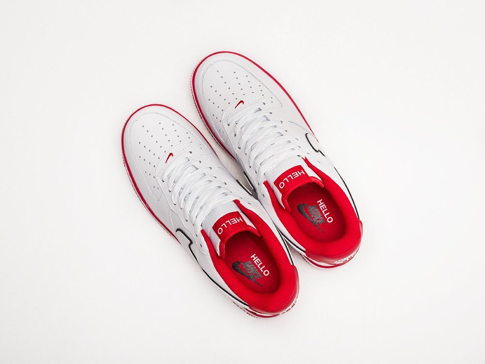 Nike Air Force 1 Low WMNS 07 LX HELLO белые кожа женские (AR23049) - фото 3 Nike Air Force 1 Low WMNS 07 LX HELLO белые кожа женские (AR23049) - фото 3