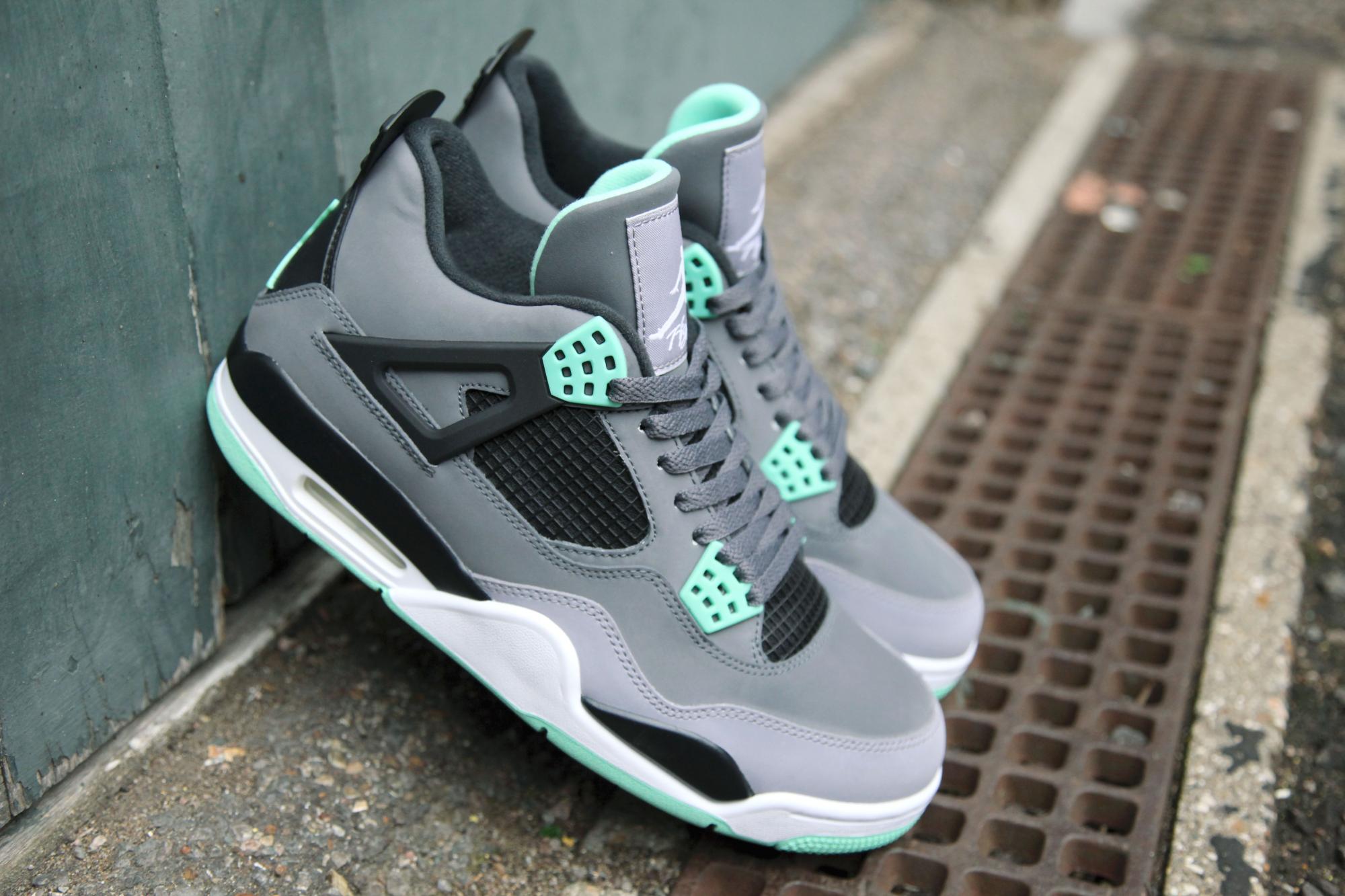 jordan 4 green glow