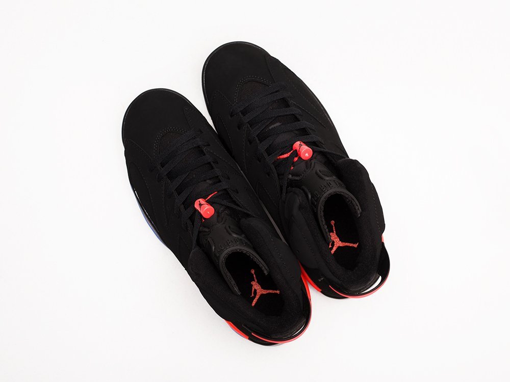 Nike Air Jordan 6 черные замша мужские (AR23165) - фото 3