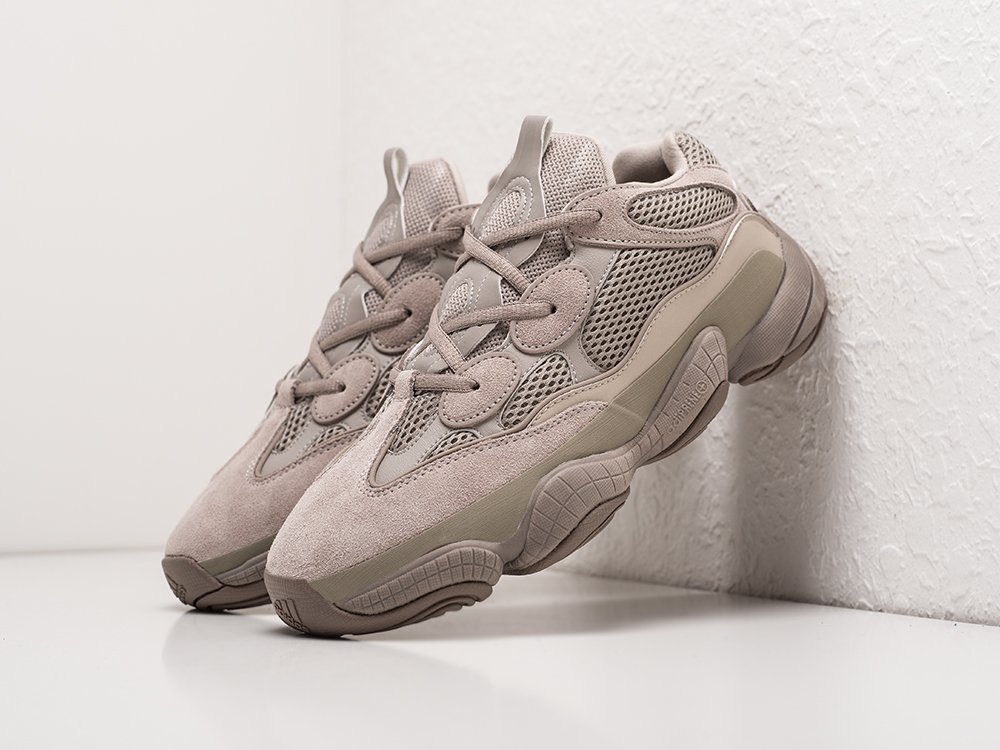 Adidas Yeezy 500 серые замша мужские (AR23169) - фото 2