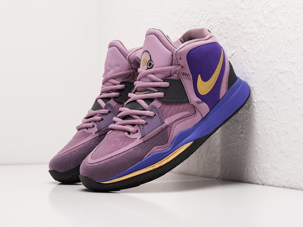 Nike Kyrie 8 Infinity EP Purple Gold фиолетовые текстиль мужские (AR23204) - фото 2