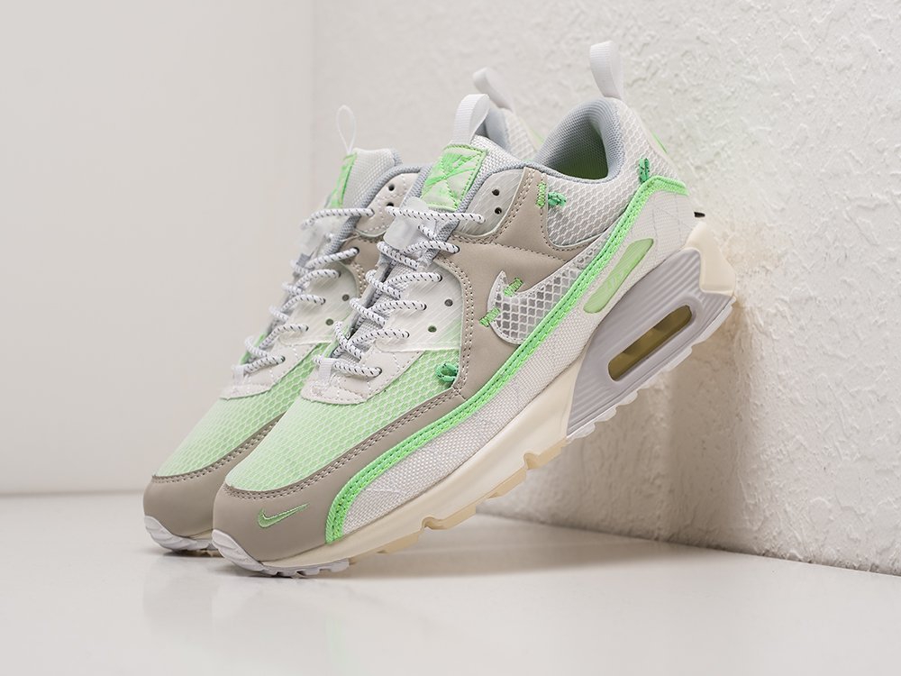Nike Air Max 90 белые кожа мужские (AR23220) - фото 2 Nike Air Max 90 белые кожа мужские (AR23220) - фото 2