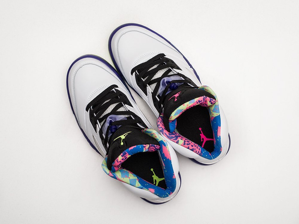 Nike Air Jordan 5 белые текстиль мужские (AR23222) - фото 3 Nike Air Jordan 5 белые текстиль мужские (AR23222) - фото 3