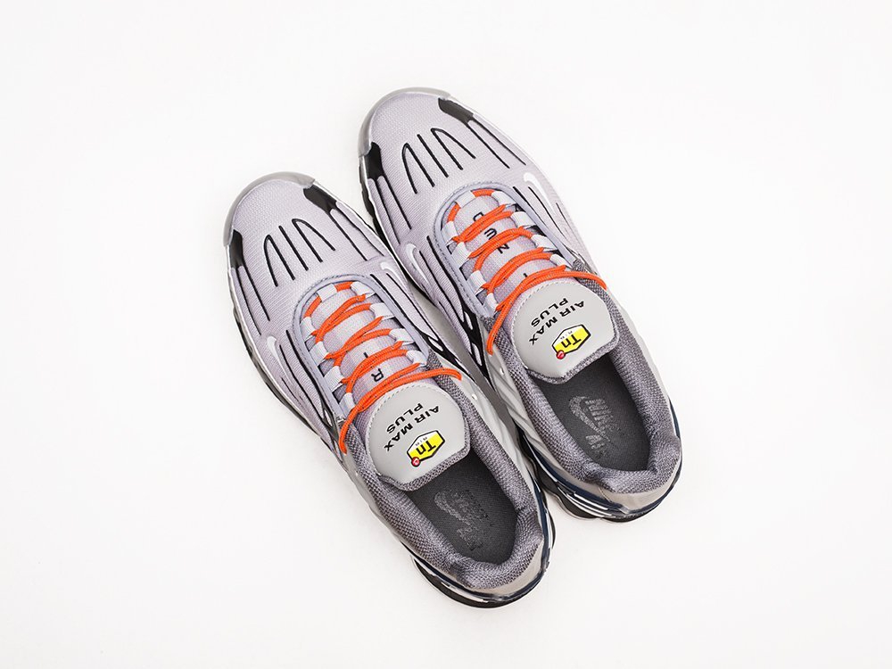 Nike Air Max Plus 3 серые текстиль мужские (AR23227) - фото 3 Nike Air Max Plus 3 серые текстиль мужские (AR23227) - фото 3