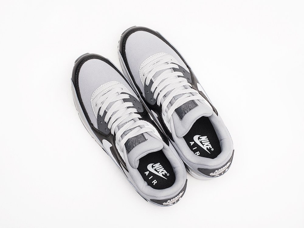 Nike Air Max 90 серые кожа мужские (AR23274) - фото 3 Nike Air Max 90 серые кожа мужские (AR23274) - фото 3