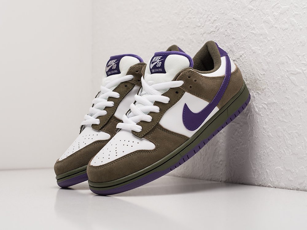 Nike SB Dunk Low коричневые кожа мужские (AR23315) - фото 2