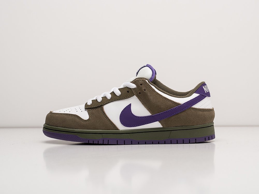 Nike SB Dunk Low коричневые кожа мужские (AR23315) - фото 1 Nike SB Dunk Low коричневые кожа мужские (AR23315) - фото 1