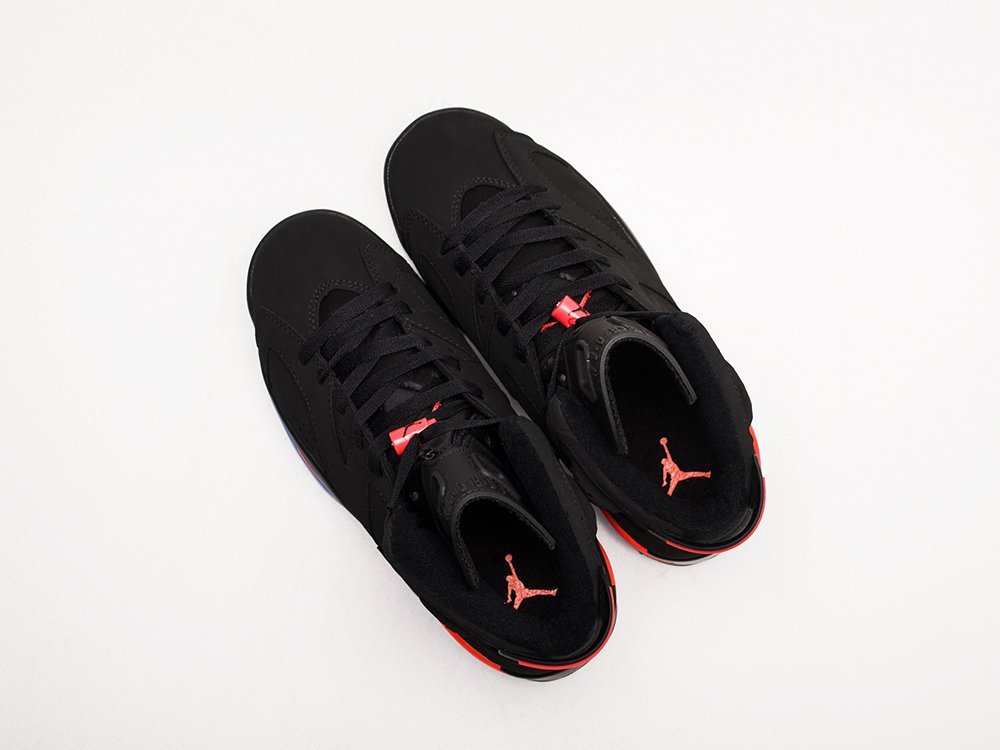 Nike Air Jordan 6 WMNS черные замша женские (AR23317) - фото 3