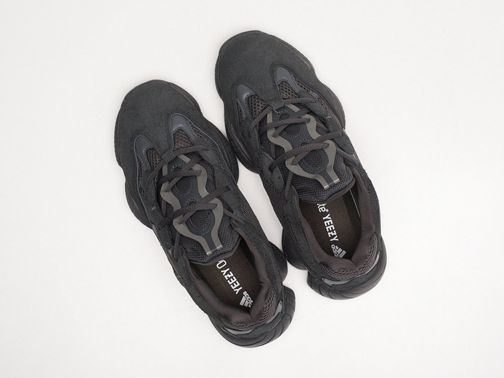 Adidas Yeezy 500 черные замша мужские (AR23378) - фото 3