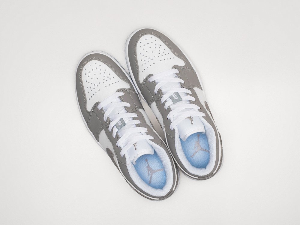 Nike Air Jordan 1 Low WMNS Grey / White - фото 3