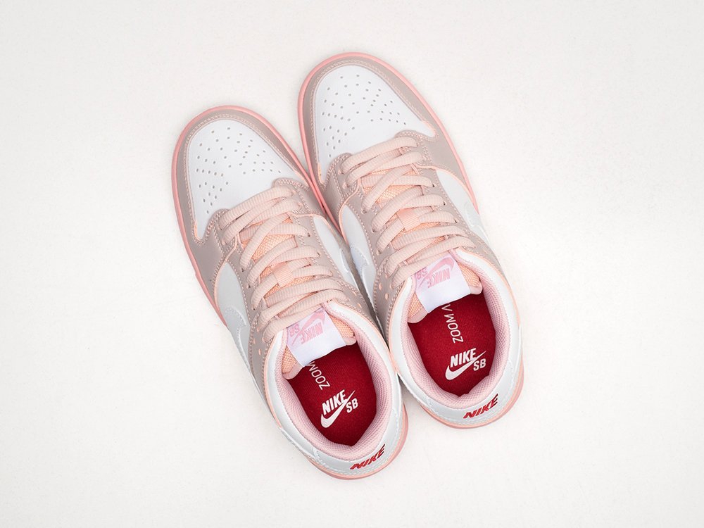 Nike SB Dunk Low WMNS x Staple Pink Pigeon розовые кожа женские (AR23387) - фото 3 Nike SB Dunk Low WMNS x Staple Pink Pigeon розовые кожа женские (AR23387) - фото 3