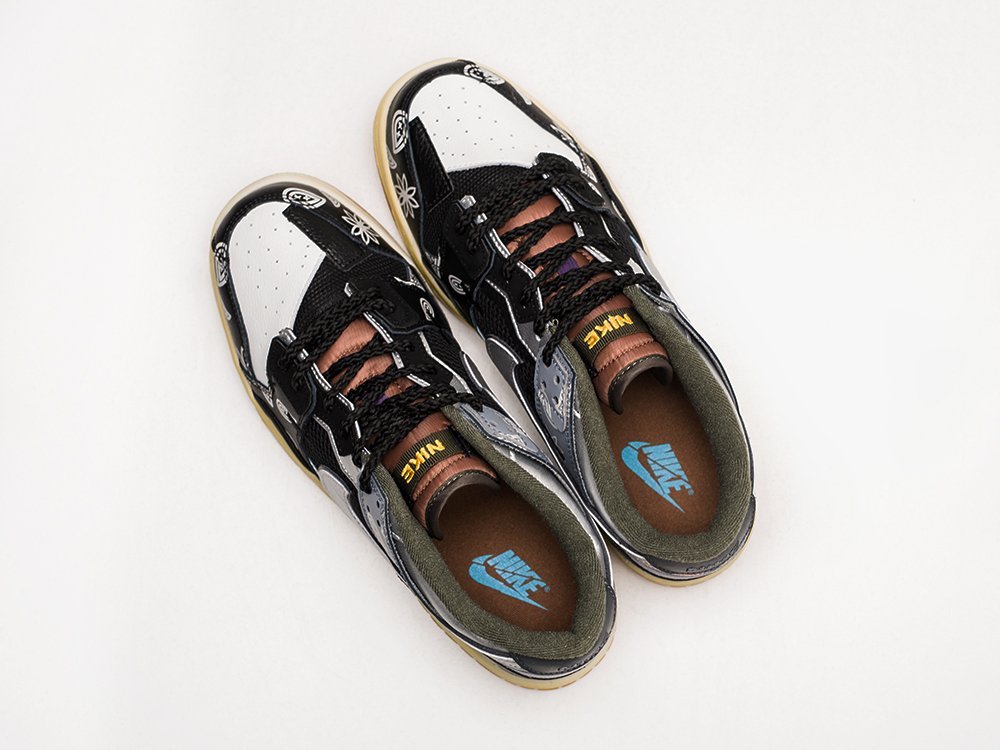 Nike SB Dunk Low Scrap WMNS черные кожа женские (AR23634) - фото 3 Nike SB Dunk Low Scrap WMNS черные кожа женские (AR23634) - фото 3