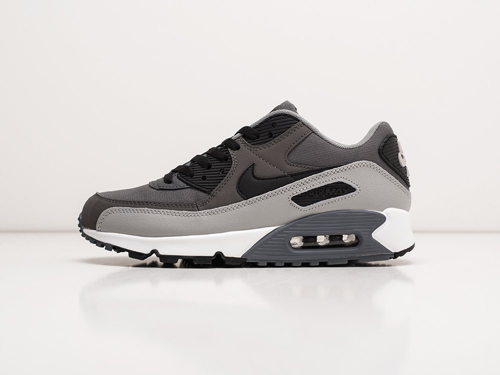 Nike Air Max 90 серые кожа мужские (AR23695) - фото 1 Nike Air Max 90 серые кожа мужские (AR23695) - фото 1