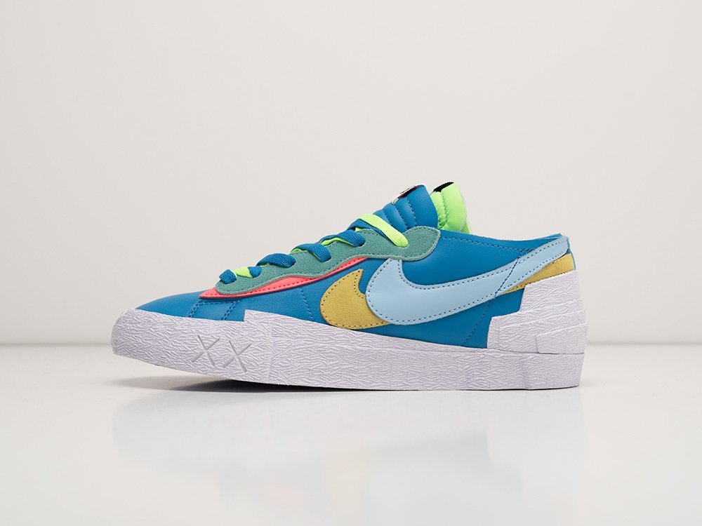 Nike x Kaws x Sacai Blazer Low Neptune Blue синие текстиль мужские (AR23706) - фото 1 Nike x Kaws x Sacai Blazer Low Neptune Blue синие текстиль мужские (AR23706) - фото 1