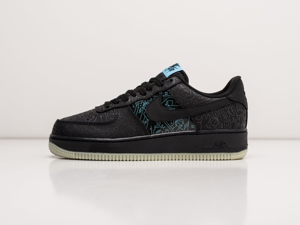 Nike Air Force 1 Low Space Jam WMNS черные кожа женские (AR23729) - фото 1 Nike Air Force 1 Low Space Jam WMNS черные кожа женские (AR23729) - фото 1
