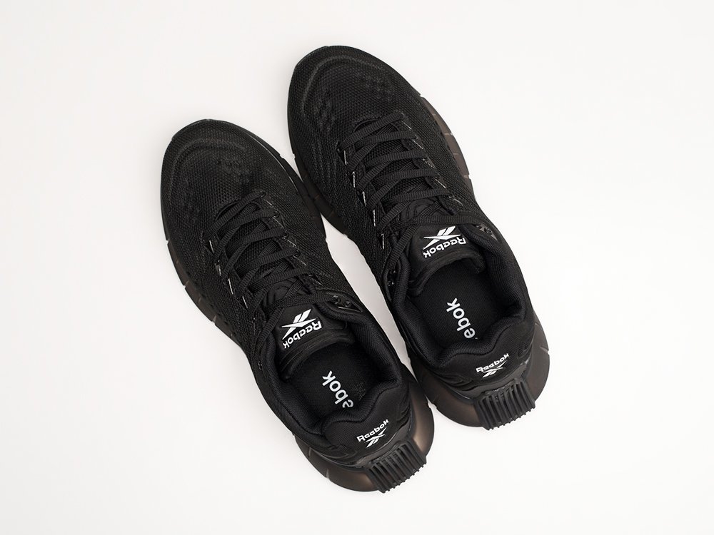 Reebok Zig Kinetica черные кожа мужские (AR23740) - фото 3 Reebok Zig Kinetica черные кожа мужские (AR23740) - фото 3