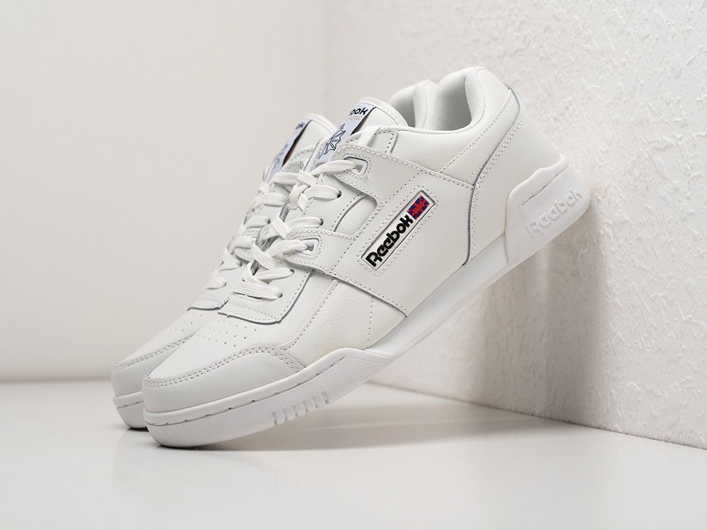 Reebok Workout Plus белые мужские (AR23742) - фото 2 Reebok Workout Plus белые мужские (AR23742) - фото 2